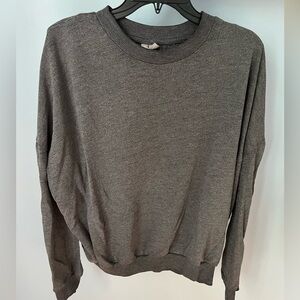 ASOS oversized drop shoulder baggy sweatshirt in dark grey :)
